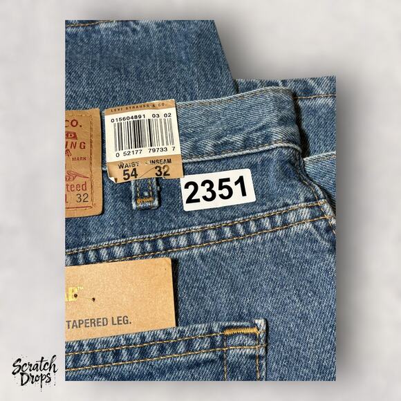 Levi's Men's 560 Loose Fit Tapered Leg Jeans W54 L32 Classic Comfortable Denim - Picture 6 of 6